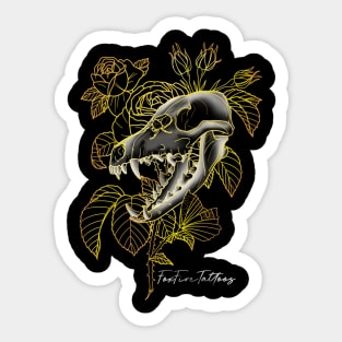 Golden Ghost Sticker